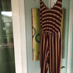 Striped Jumpsuit